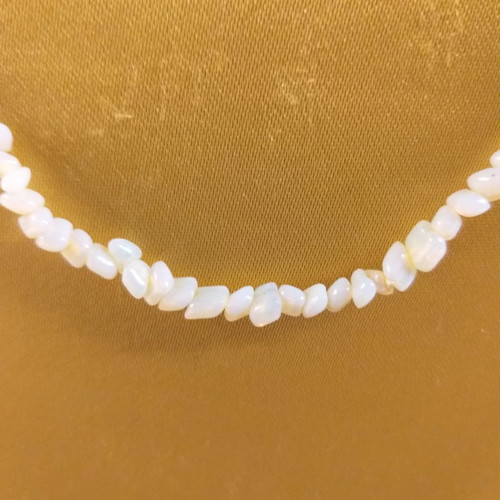 Short necklace with ivory stones used, 1960s from Sudan