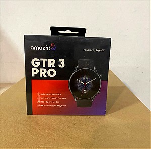 Amazfit GTR 3 Pro Aluminium Αδιάβροχο Smartwatch με Παλμογράφο (Infinite Black) Σφραγισμένο