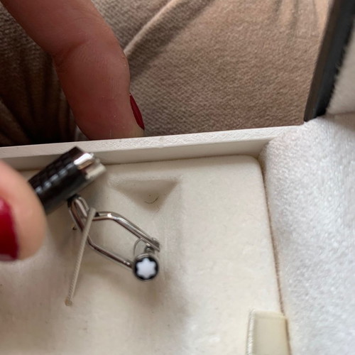 Mont Blanc cufflinks new