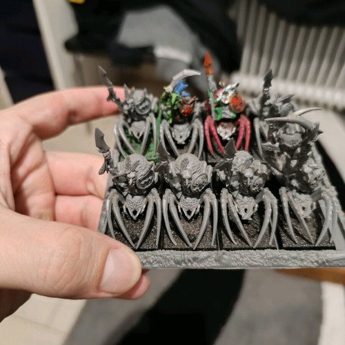 Goblin army new set with 10 spiders, 22 archers, 42 spears, 3 models, temple and troll