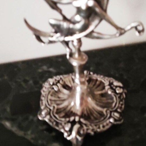 White bronze candlestick like new