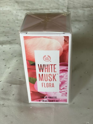 Άρωμα White Musk Flora The Body Shop καινούργιο, 60ml edt
