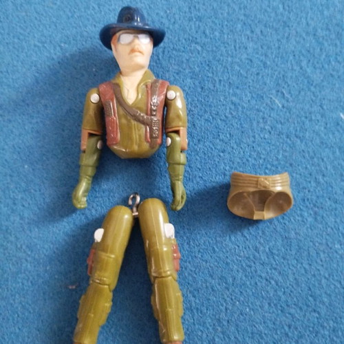 G.I Joe Wild Bill vintage figure used, Hasbro 1983
