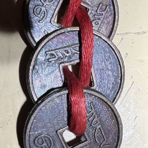 Chinese lucky coins set of three like new