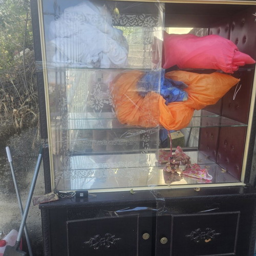 Furniture used with glass display cabinet