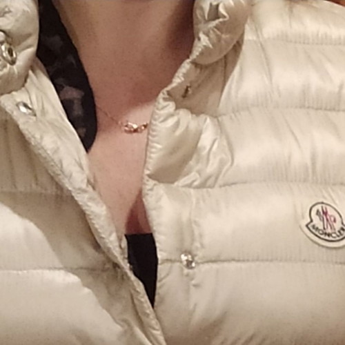 Moncler Liana sleeveless down vest new, white, size M