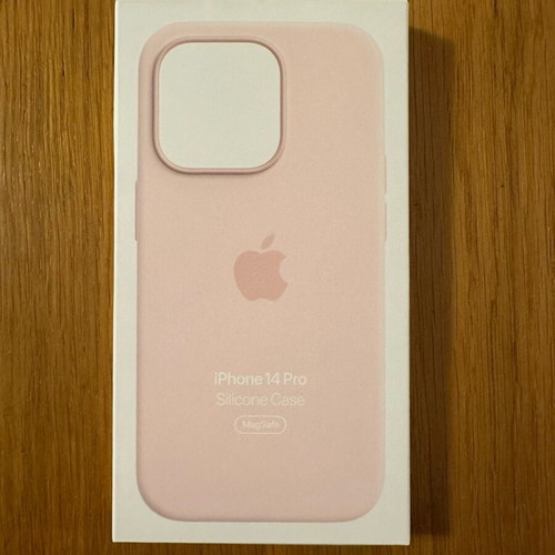 Apple iPhone 14 Pro protective case new, silicone pastel pink