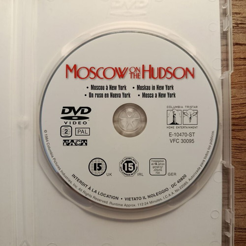 Moscow on the Hudson DVD used with Greek subtitles