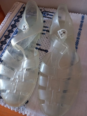 Buffalo transparent beach shoes size 44