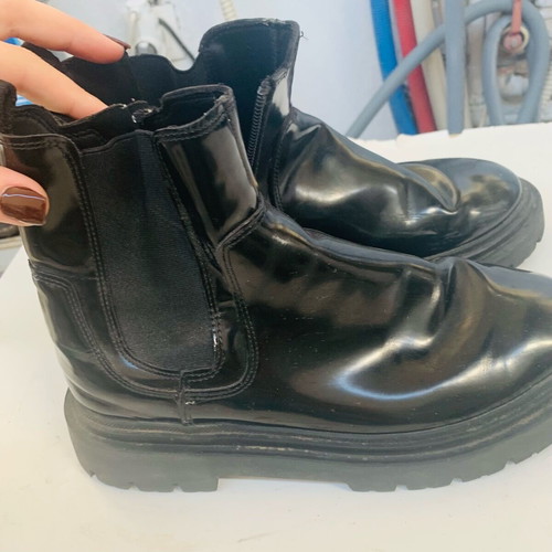 Zara women's boots used, black, size 37