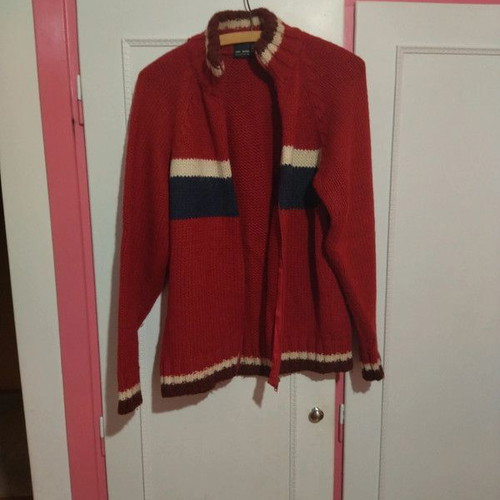 Zara wool knitted cardigan women size XL like new