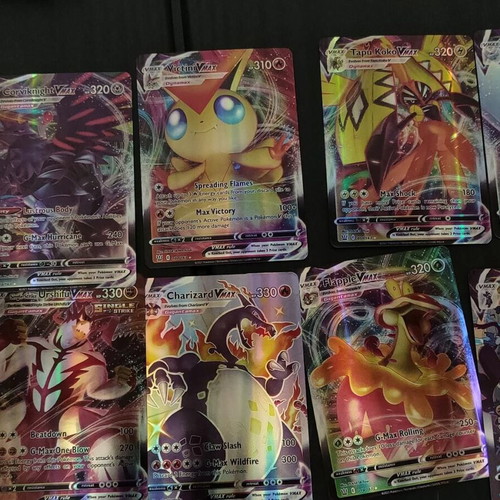 Pokemon Flash V and V-Max card collection, set of 60