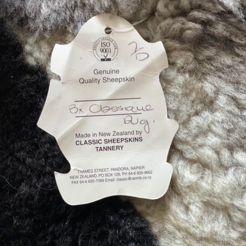 Leather rug from New Zealand sheep new and unused