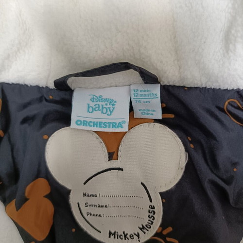 Disney Mickey Mouse jacket like new, 12 months