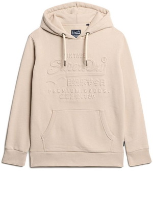 Superdry ανδρικό φούτερ με κουκούλα εκρού μέγεθος XL, νέο