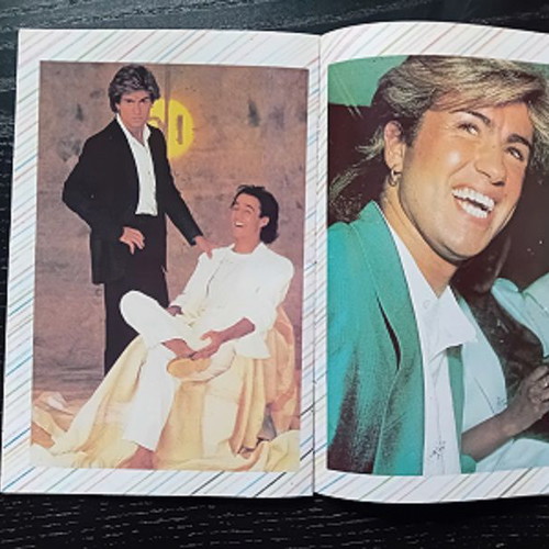 WHAM Manina magazine insert 80s like new