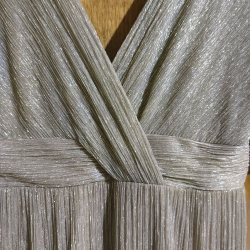 Ancient Greek evening dress with gold thread new, gold color
