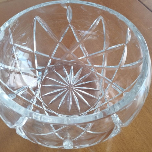 Bohemia crystal bowl 20cm vintage mint condition