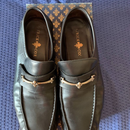 Patrick Cox shoes black like new, size 44, loafers