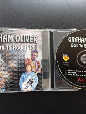 Graham Oliver Born To Rock N Roll CD Single used, metal