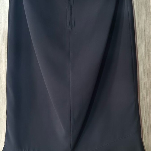 Skirt black with ruffles georgette size large like new