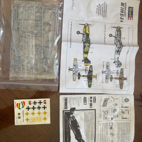 Revell Messerschmitt Bf 109 E-3/4 plastic model kit 1/72 scale