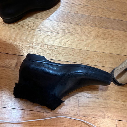 Winter ankle boots like new, black, size 39