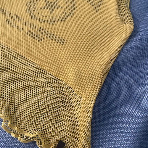 Abercrombie & Fitch yellow mesh top, size M and XL