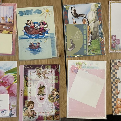 Vintage aromatic stationery sets like new