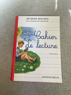 Méthode Boscher Cahier de lecture new, French