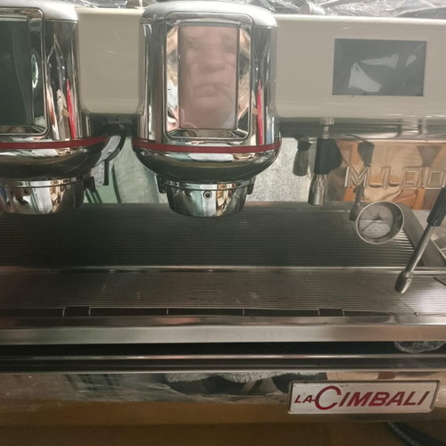 Lacimbali espresso machine 2 group used, professional