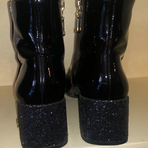 Juicy Couture ankle boots used, size 37, black patent leather