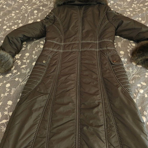 Raxevsky women's long jacket like new, grey taupe