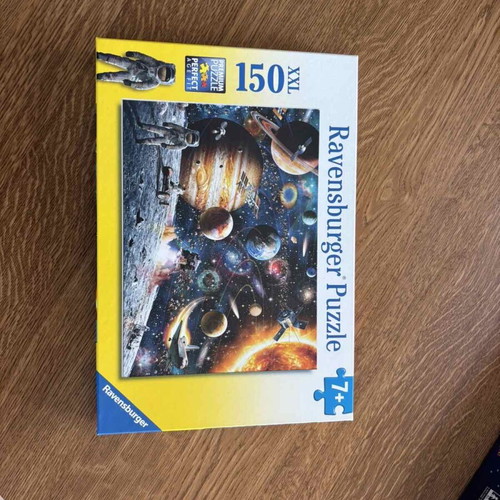 Space puzzle like new for kids 7+