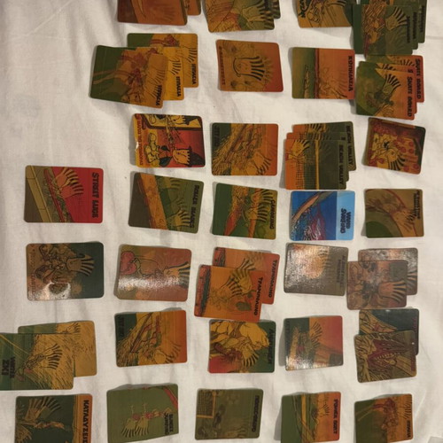 Chipicao 3D Cards used, 50+ collectible retro cards