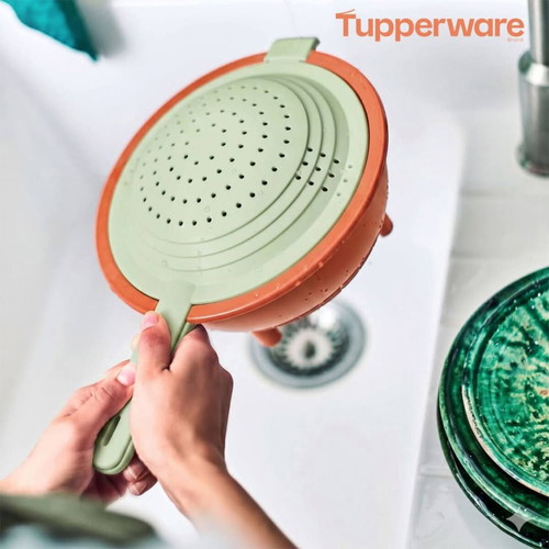 Tupperware Double Colander 2-in-1 kitchen tool