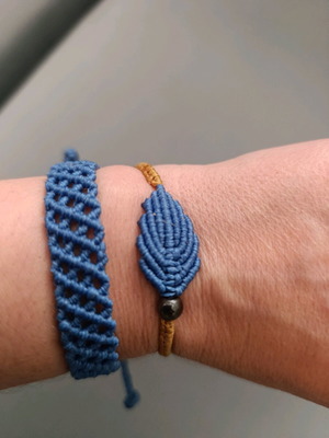 Macrame handmade bracelet set new