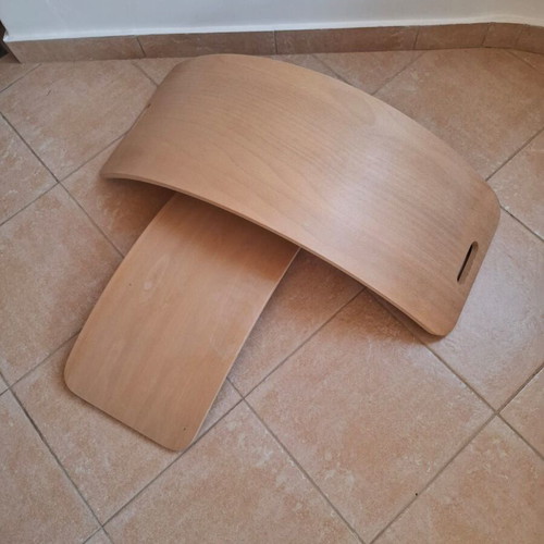 Climbing Triangle set with wooden balance boards and climbing board gift