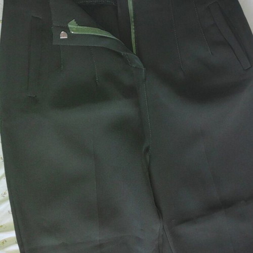Kelly's olive high-waisted suit pants new, size M