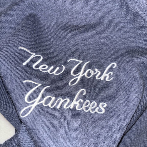 Majestic NY Yankees Varsity Jacket like new, size M, white and blue