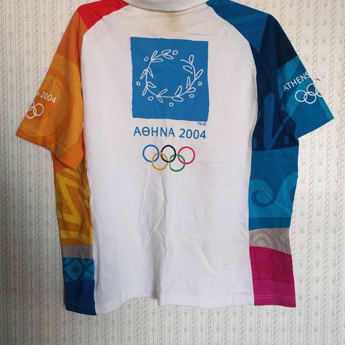 Adidas Athens 2004 Olympic volunteer polo shirt XL used