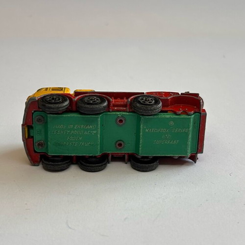Matchbox Superfast Lesney 1973 No 21 Foden Concrete Truck used