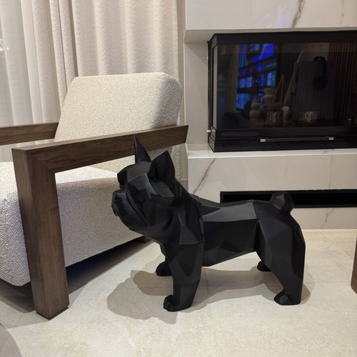 French Bulldog Decorative Statue used, modern design