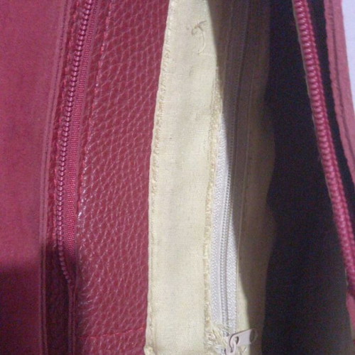 Red backpack used