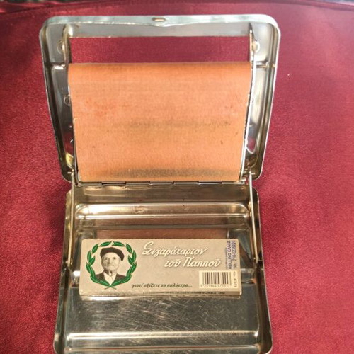 Rizla device and gas lighter like new, matte inox