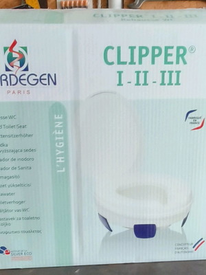 Повдигащо седалка за тоалетна Clipper II Herdegen ново за инвалиди