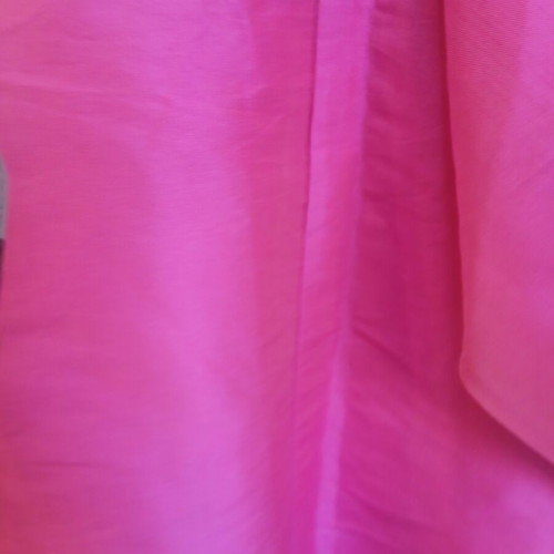 Midi cocktail dress fuchsia neon pink wrap style like new, size M