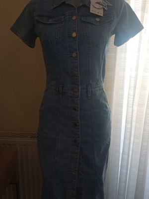 Denim dress women's new, size S
