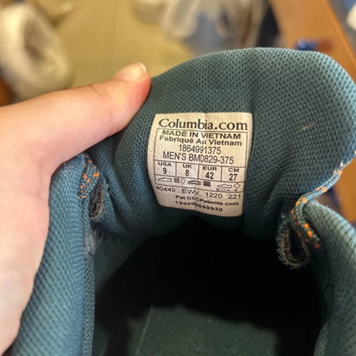 Columbia Peakfreak X2 Outdry athletic shoes new, multicolor, size 42
