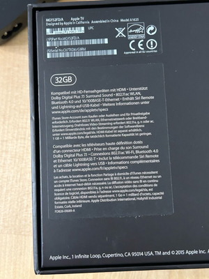 Apple TV 3rd Generation 32 GB used
